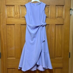 Fehaute Chic Asymmetrical Lavender Dress NWT